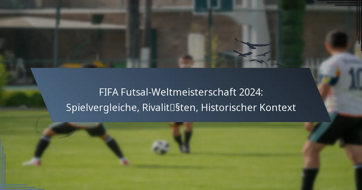 FIFA Futsal-Weltmeisterschaft 2024: Spielvergleiche, Rivalitäten, Historischer Kontext